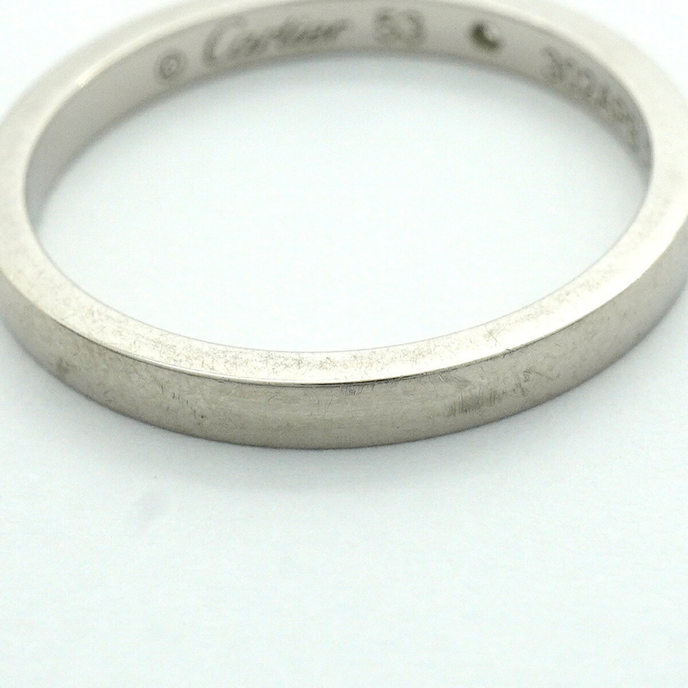 Cartier Classic Ring, 1PD (One Diamond), Pt950 Platinum, Size #53, Ladies' Ring - Picture 10 of 10